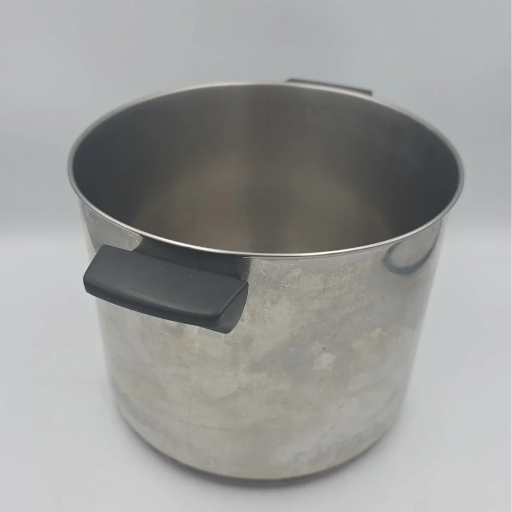 Vintage Revere Ware 8 Qt Stock Pot Copper Clad Clinton IL USA -No Lid-